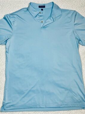 Peter Millar Light Blue Men’s Polo’s